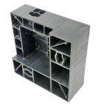 BOFU plastic formwork corner block