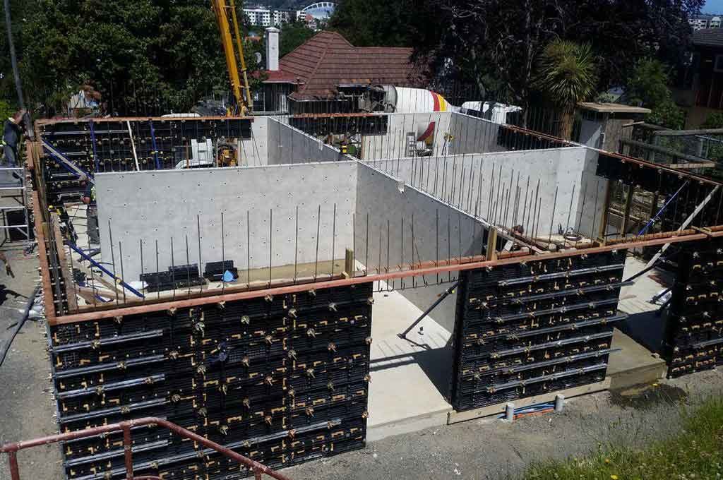 concrete formwork walls