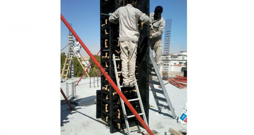 BOFU plastic formwork in UAE for column
