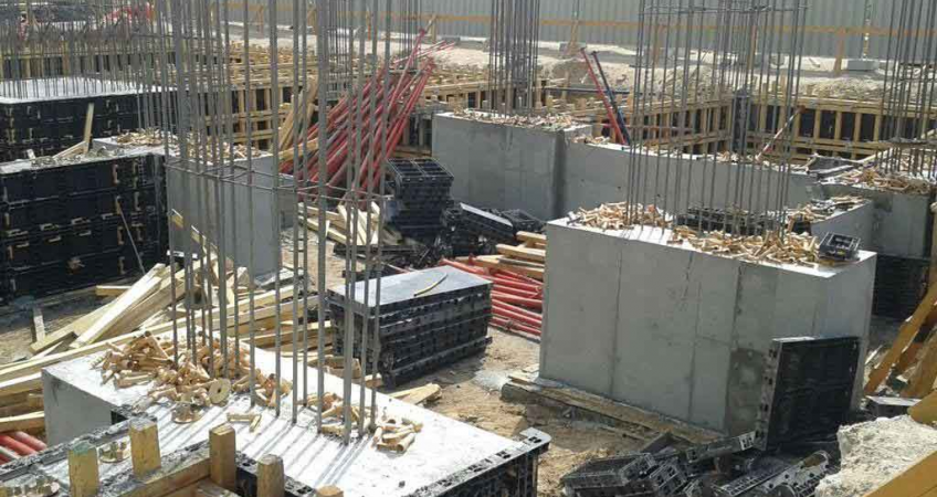BOFU foundation formwork in U.A.E.