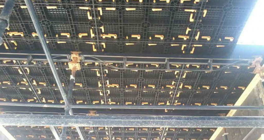 BOFU plastic formwork in UAE for slab