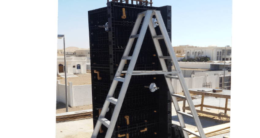 BOFU plastic modular formwork for column