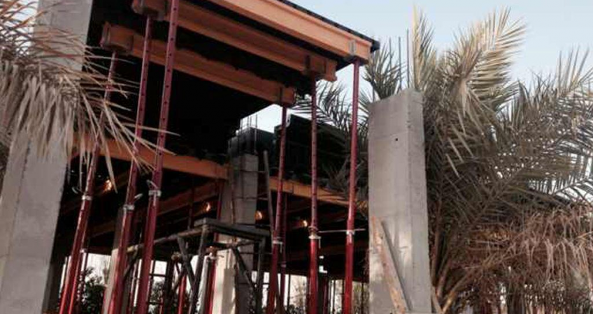 BOFU plastic formwork in saudi Arabia for hotel